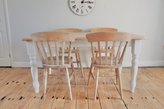 'Harriet' Pine Farmhouse Style Table