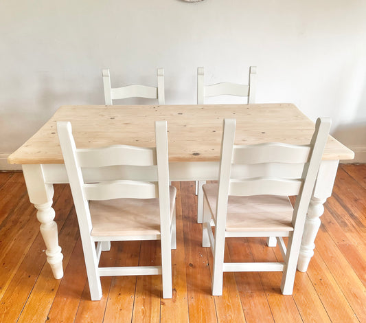 "Louisa" Farmhouse Style Dining Table